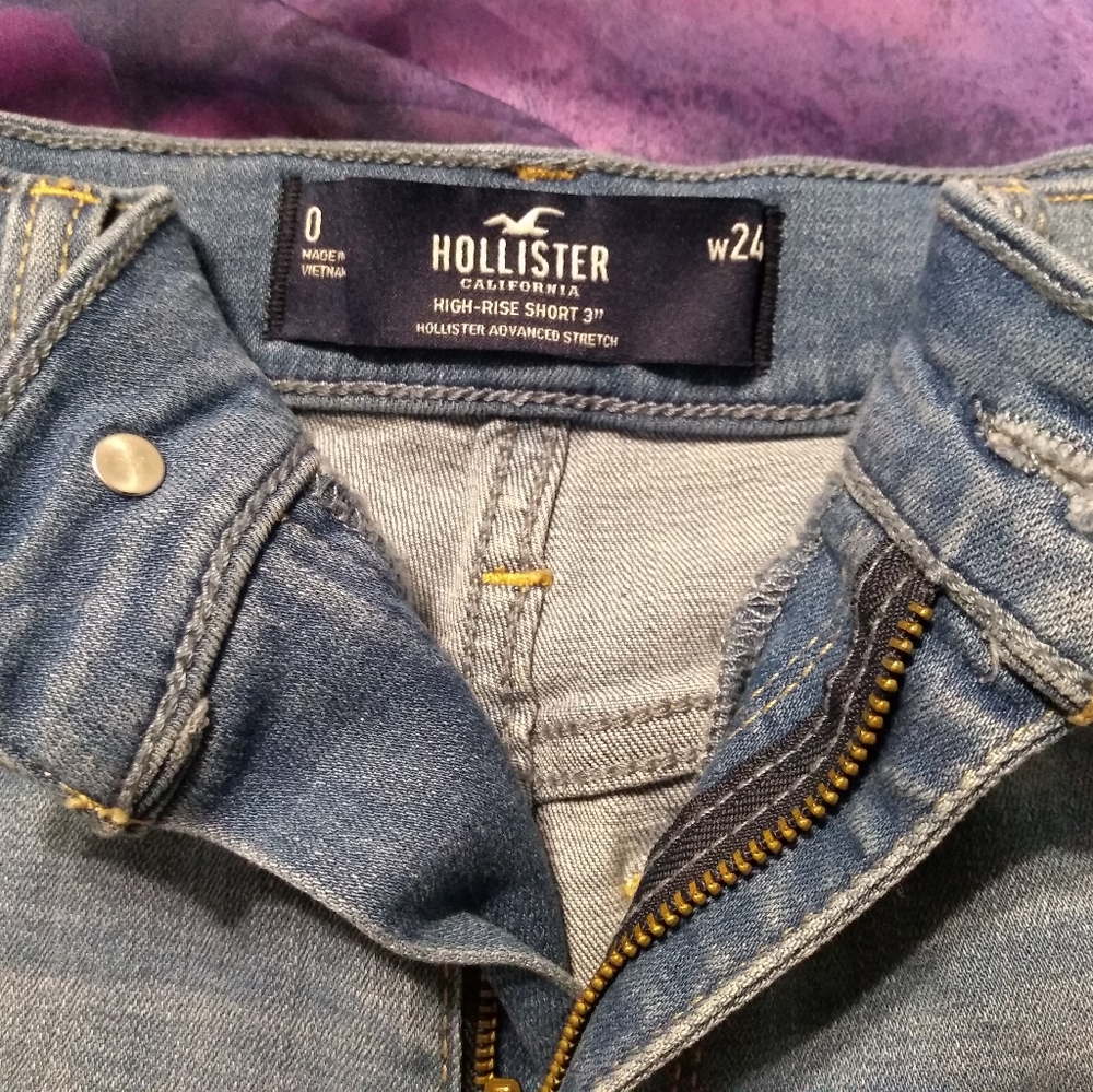 Hollister advanced stretch shorts size 0